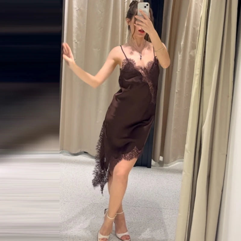Vestido Asimétrico Slip