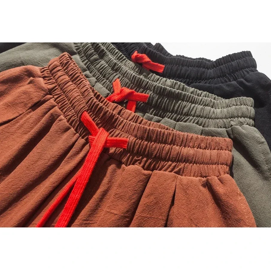 Pantalones anchos de tela fina